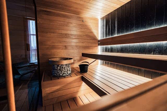 un sauna vide