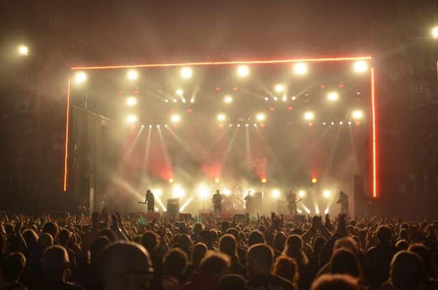 un concert de rock